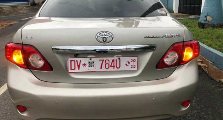 2012 Toyota Corolla Altis